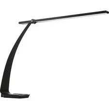 Lorell Dimmer 8-watt LED Desk Lamp - 17.8’’ Height x 4.1’’ Width - 8 W Bulb - Mountable - Black - for Home Office