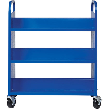 Lorell Double-sided Book Cart - Alternate-Image1