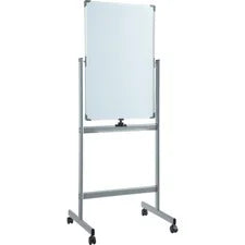 Lorell Double-sided Magnetic Whiteboard Easel - 24’’ (2 ft) Width x 36’’ (3 Height - White Surface - Square - Vertical
