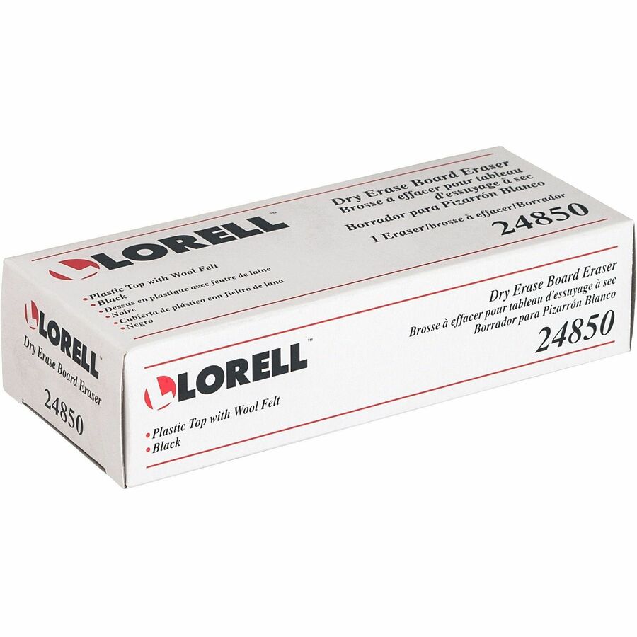 Lorell Dry-Erase Board Eraser - Right