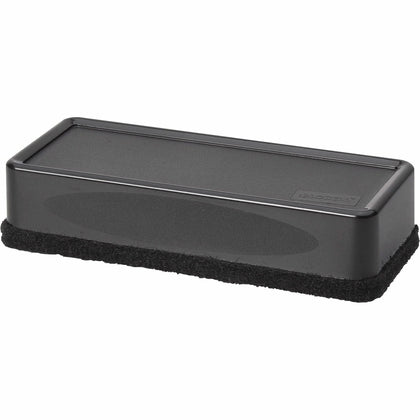 Lorell Dry-Erase Board Eraser: Black Nonwoven Plastic - 2.19’’ x 5.19’’ - & Easel Accessories