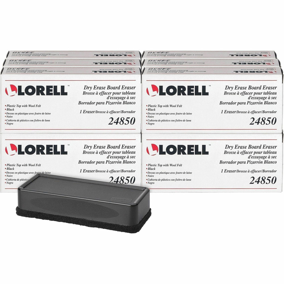 Lorell Dry-Erase Board Erasers - 2000