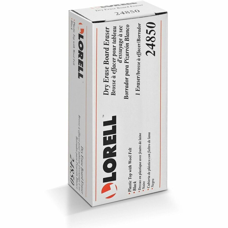 Lorell Dry-Erase Board Erasers - Top