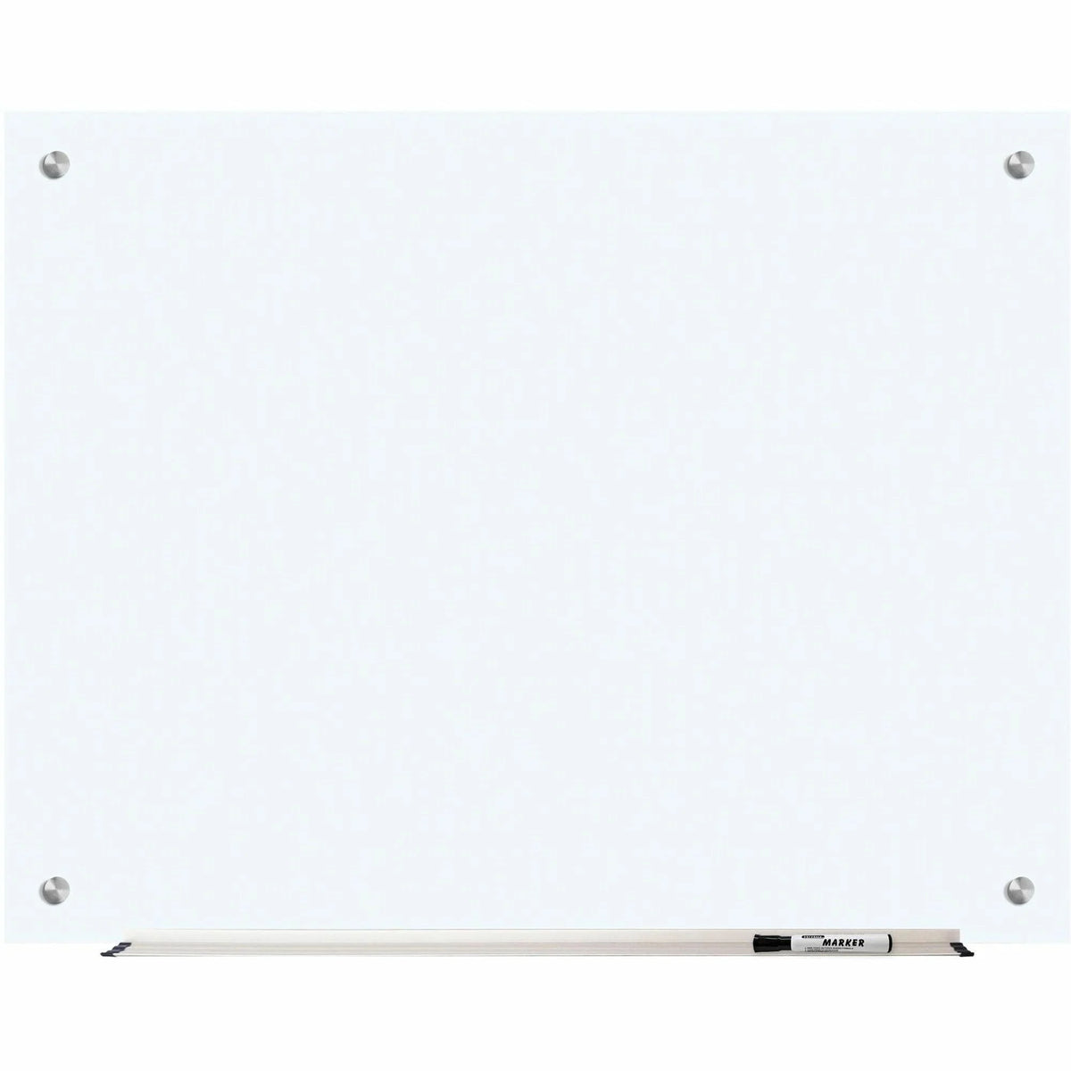 Lorell Dry-Erase Glass Board - 48x36’’ Frost Rectangle - Dry Erase Boards