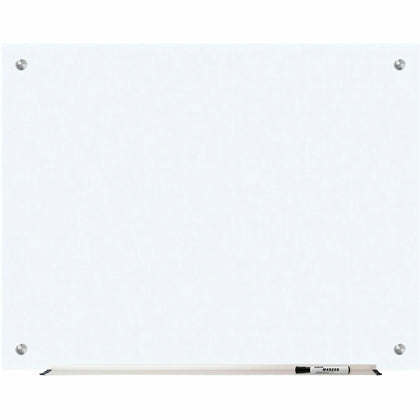 Lorell Dry-Erase Glass Board - 48x36’’ Frost Rectangle - Dry Erase Boards
