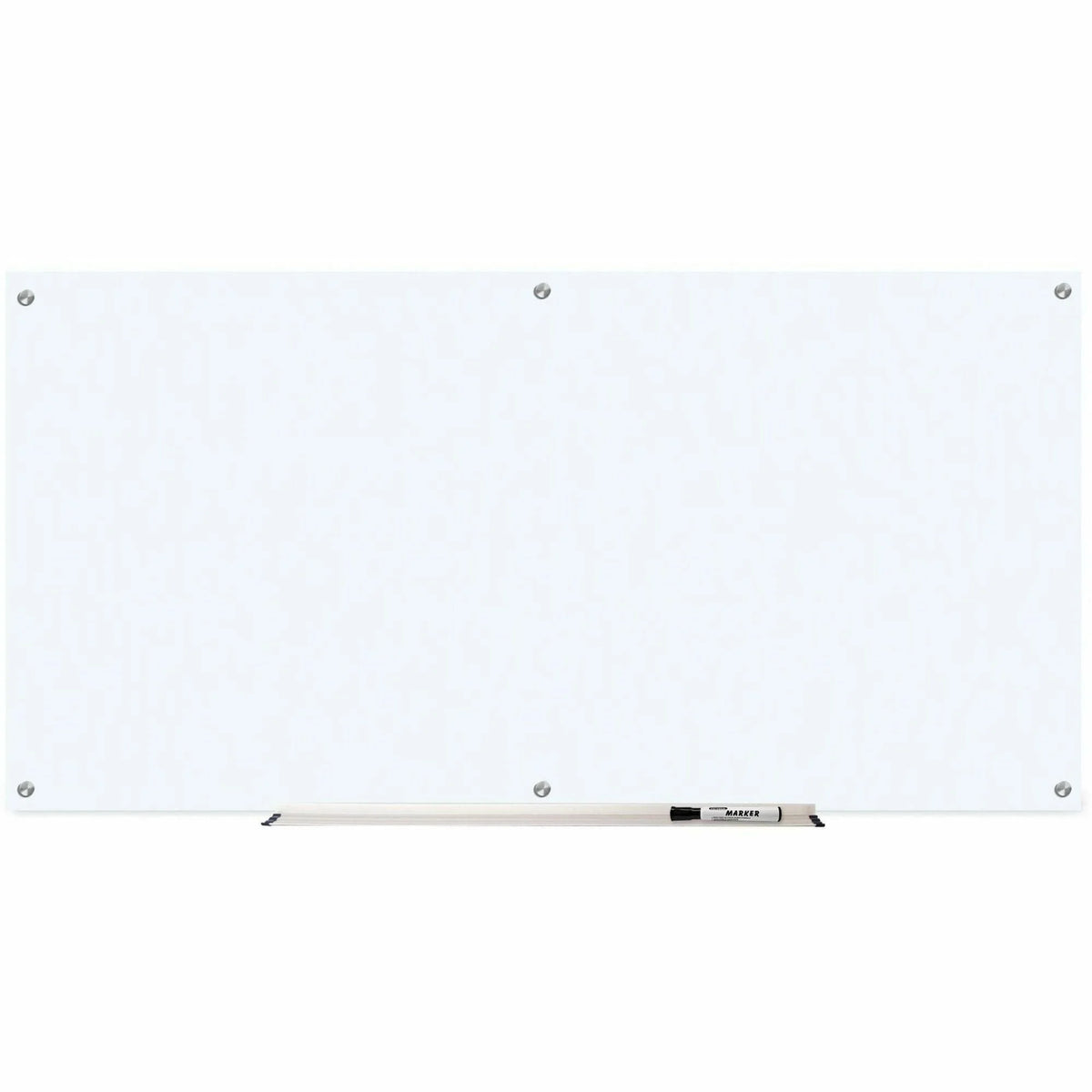 Lorell Dry-Erase Glass Board - 72x36’’ Frost Surface - Stain & Ghost Resistant - Dry Erase Boards