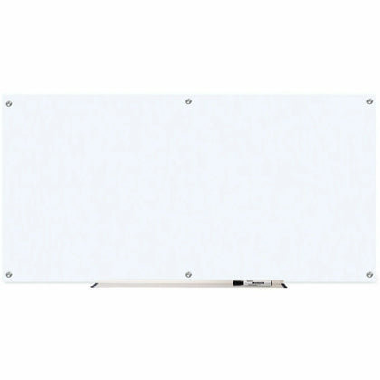 Lorell Dry-Erase Glass Board - 72x36’’ Frost Surface - Stain & Ghost Resistant - Dry Erase Boards