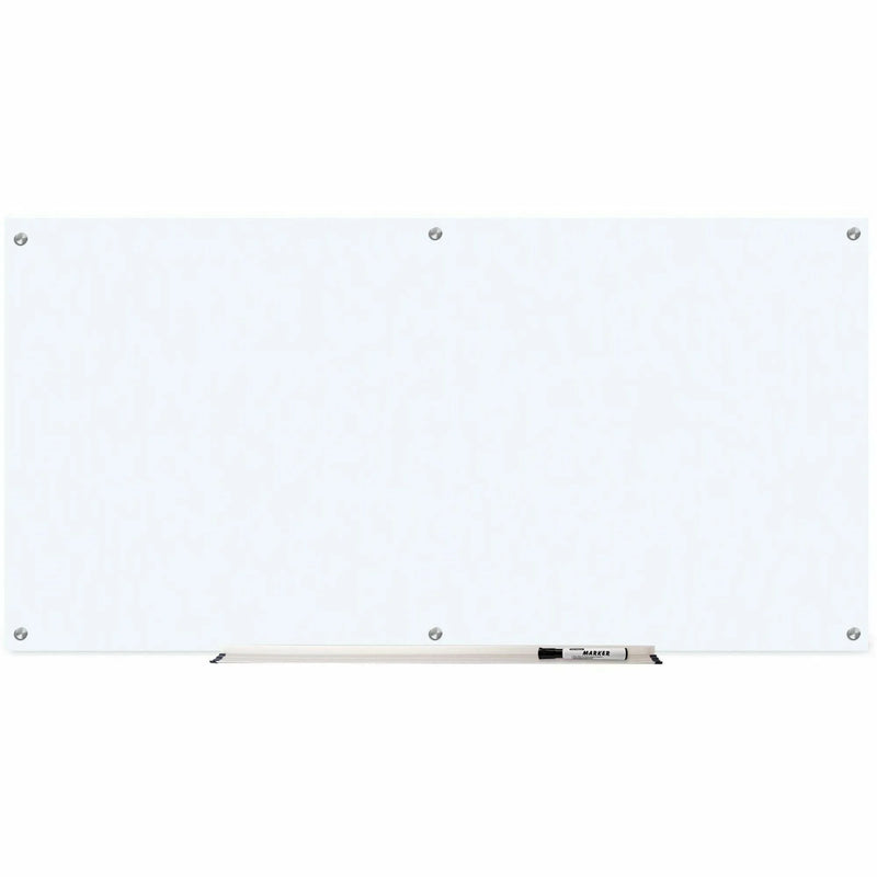 Lorell Dry-Erase Glass Board - 72x36’’ Frost Surface - Stain & Ghost Resistant - Dry Erase Boards