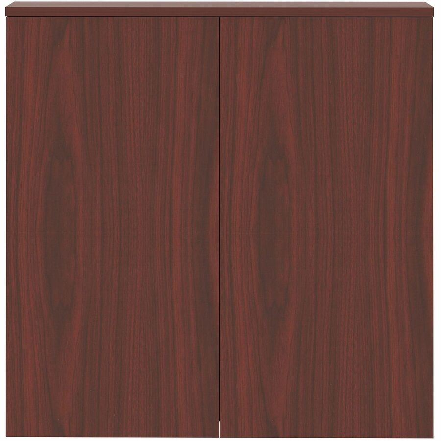 Lorell Dry-erase Whiteboard Presentation Cabinet - Front