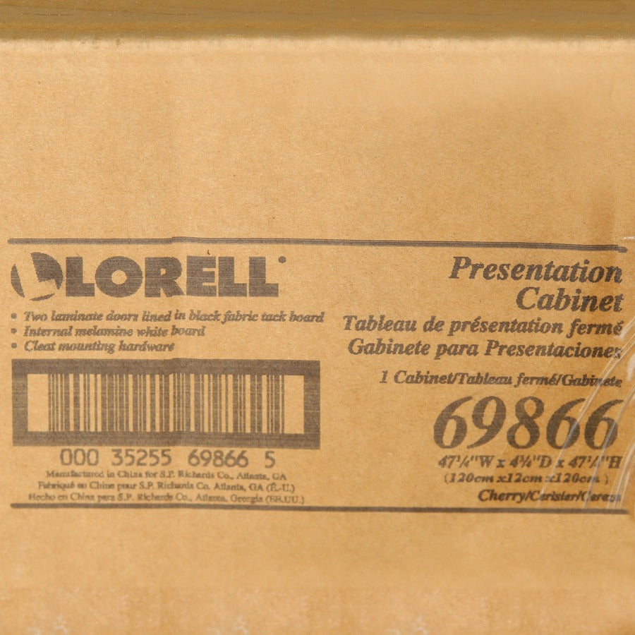 Lorell Dry-erase Whiteboard Presentation Cabinet - Bottom