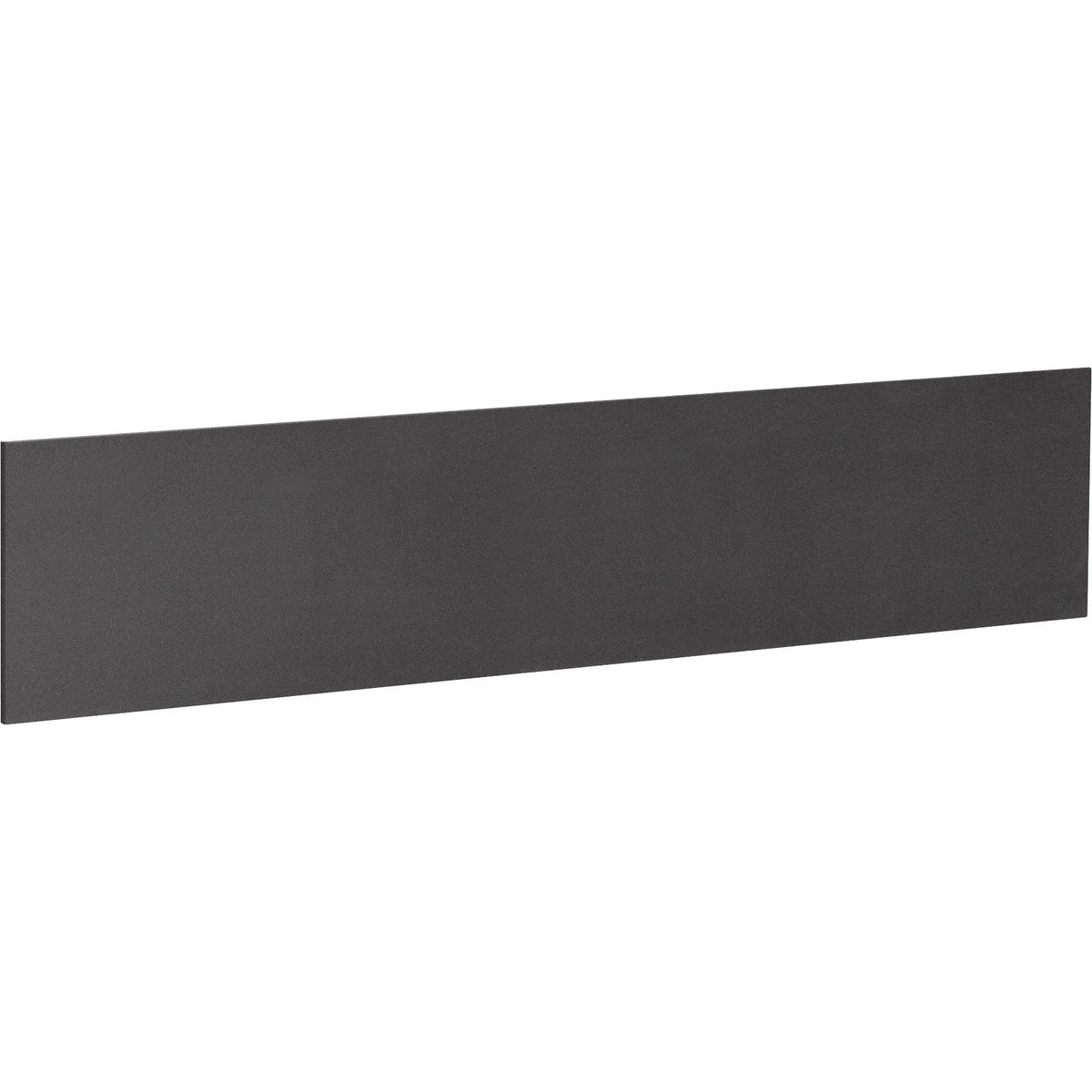 Lorell Essentials Hutch Tackboard: 16.50’’ x 56.75’’ Black Fabric Surface - Bulletin Boards
