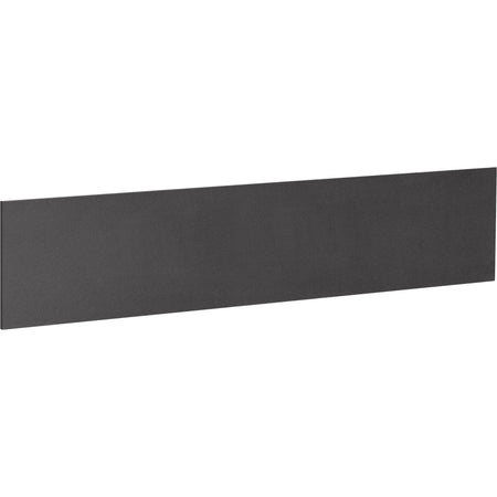 Lorell Essentials Hutch Tackboard: 16.50’’ x 56.75’’ Black Fabric Surface - Bulletin Boards