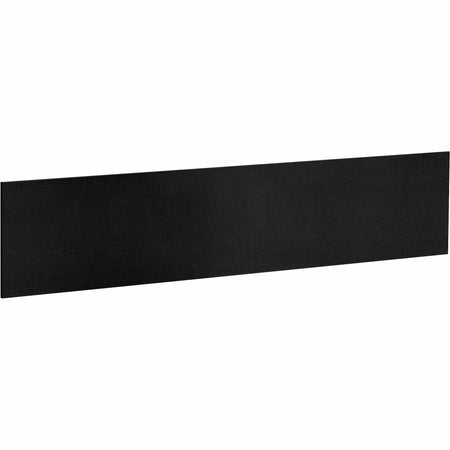 Lorell Essentials Hutch Tackboard: 16.50’’ x 68.63’’ Black Fabric Surface - Bulletin Boards
