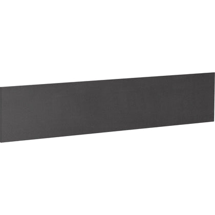 Lorell Essentials Hutch Tackboard: 16.50’’x45’’ Black Fabric Surface - Bulletin Boards