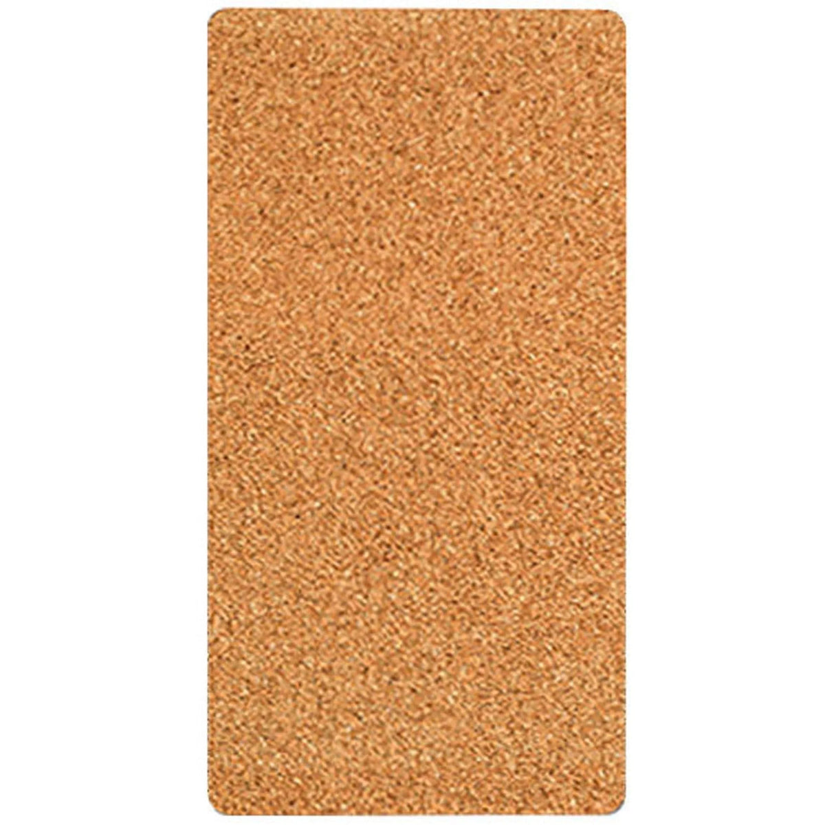 Lorell Frameless Corkboard: 36x18 Brown Cork Surface - Bulletin Boards