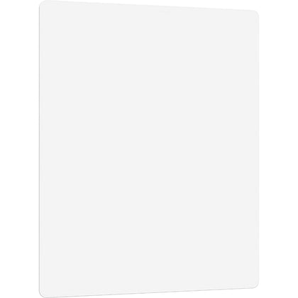 Lorell Frameless Magnetic Glass Board - 36x30 White - Aluminum Frame - Dry Erase Boards