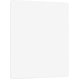 Lorell Frameless Magnetic Glass Board - 36x30 White - Aluminum Frame - Dry Erase Boards