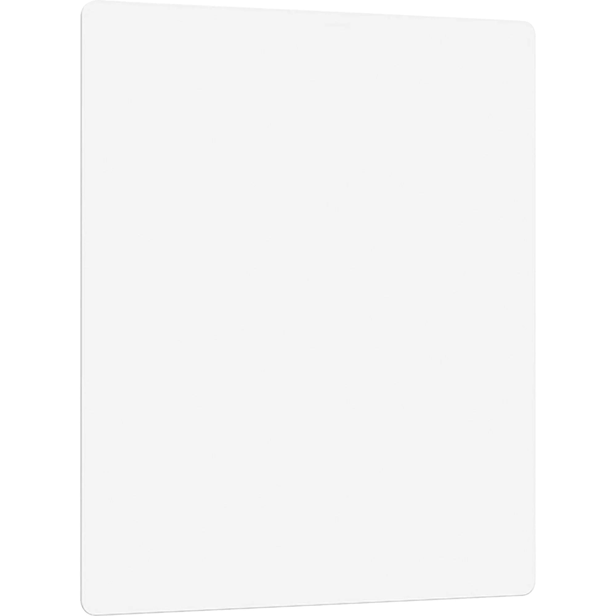 Lorell Frameless Magnetic Glass Board - 36x30 White - Aluminum Frame - Dry Erase Boards