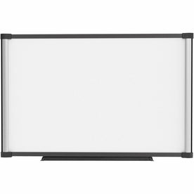 Lorell Magnetic Dry-Erase Board: 36x24’’ Aluminum Frame Marker Tray - Dry Erase Boards
