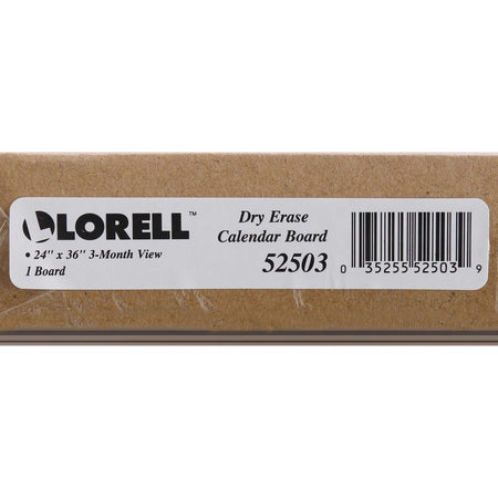 Lorell Magnetic Dry-Erase Calendar Board - Front