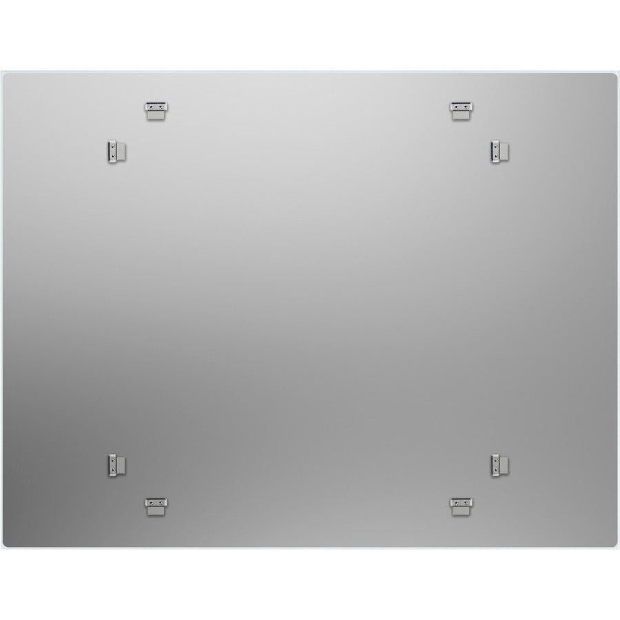 Lorell Magnetic Dry-Erase Glass Board - Rear