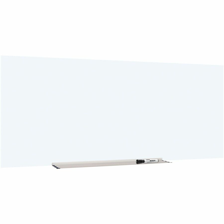 Lorell Magnetic Dry-Erase Glass Board - Left