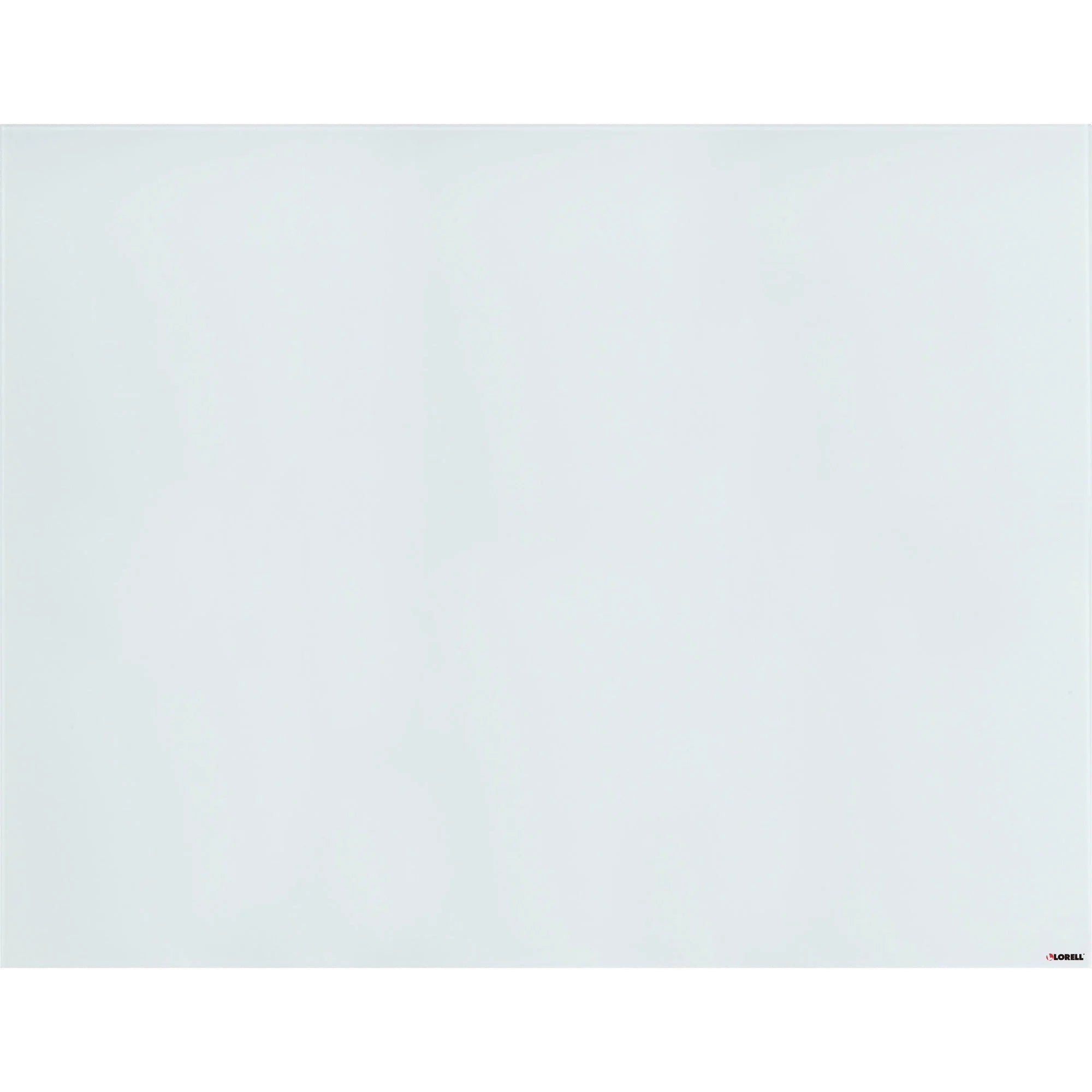 Lorell Magnetic Dry-Erase Glass Board - White Surface 46.5’’ x 36’’ - Dry Erase Boards