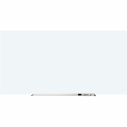 Lorell Magnetic Glass Whiteboard - 6x3 ft - Stain & Ghost Resistant - Dry Erase Boards