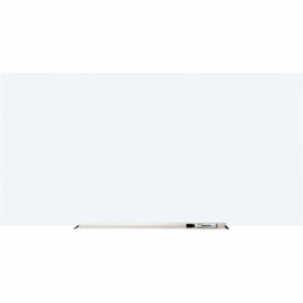 Lorell Magnetic Glass Whiteboard - 6x3 ft - Stain & Ghost Resistant - Dry Erase Boards