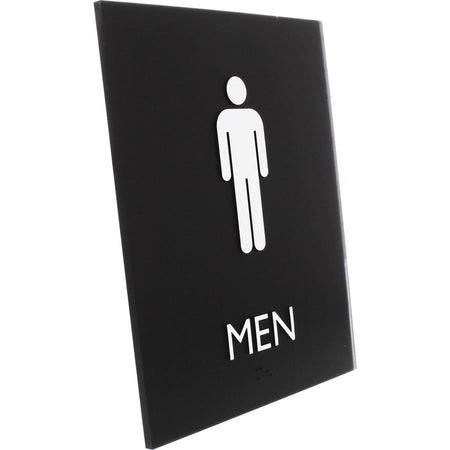 Lorell Men's Restroom Sign - Right