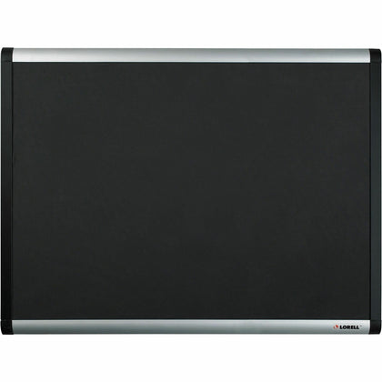 Lorell Mesh Bulletin Board: 36x24 Fabric Surface - Black Aluminum Frame - Boards