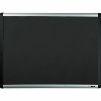 Lorell Mesh Bulletin Board: 36x24 Fabric Surface - Black Aluminum Frame - Boards