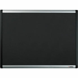 Lorell Mesh Bulletin Board - 48x72 Fabric Surface - Black Aluminum Frame - Boards