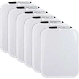 Lorell Personal Whiteboards: 11x8.5’’ White Melamine Surface - Dry Erase Boards