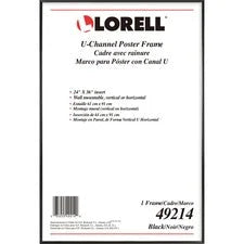 Lorell Poster Frame - 24’’ x 36’’ Size - Rectangle - Horizontal Vertical - Black - 1 Each - Frames & Plaques