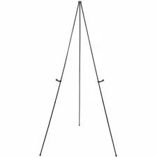 Lorell Presentation Easel - Black - For - Easels