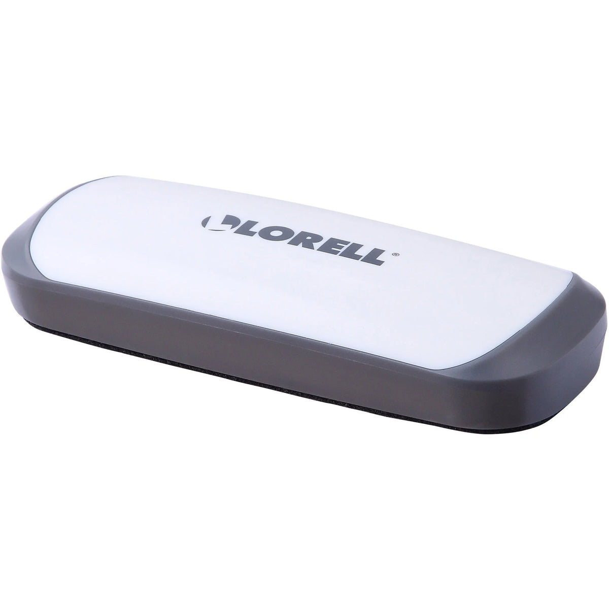 Lorell Rare Earth Magnet Board Eraser - Magnetic - Black & White - Plastic - Easel Accessories