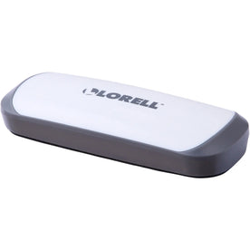 Lorell Rare Earth Magnet Board Eraser - Magnetic - Black & White - Plastic - Easel Accessories
