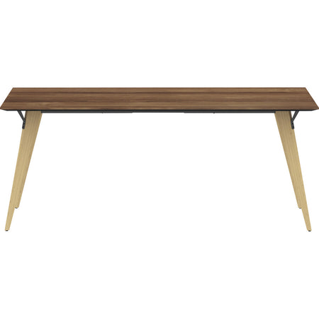 Lorell Relevance Series Natural Wood Desk Frame - Alternate-Image11