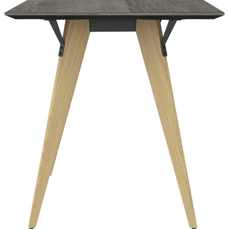 Lorell Relevance Series Natural Wood Desk Frame - Alternate-Image1