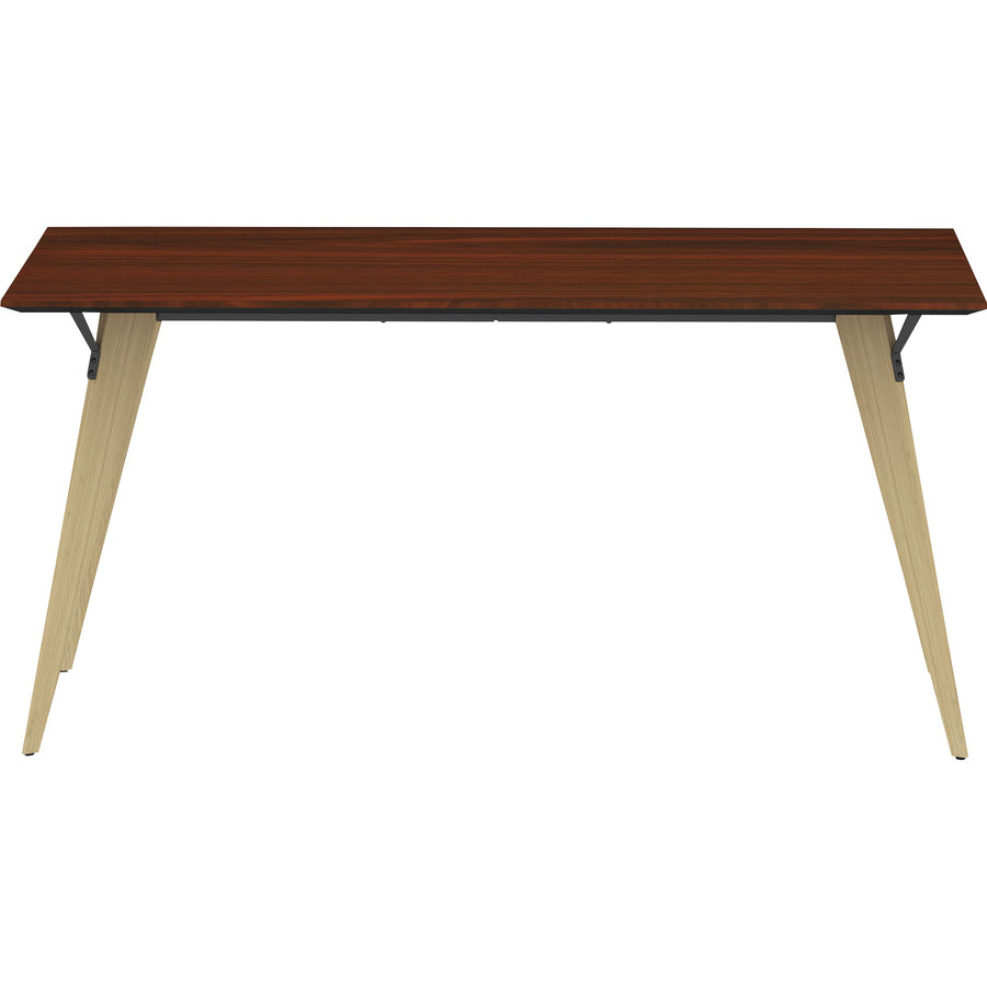 Lorell Relevance Series Natural Wood Desk Frame - Alternate-Image9