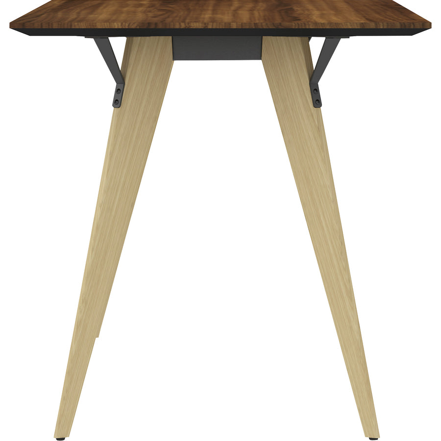 Lorell Relevance Series Natural Wood Desk Frame - Alternate-Image4