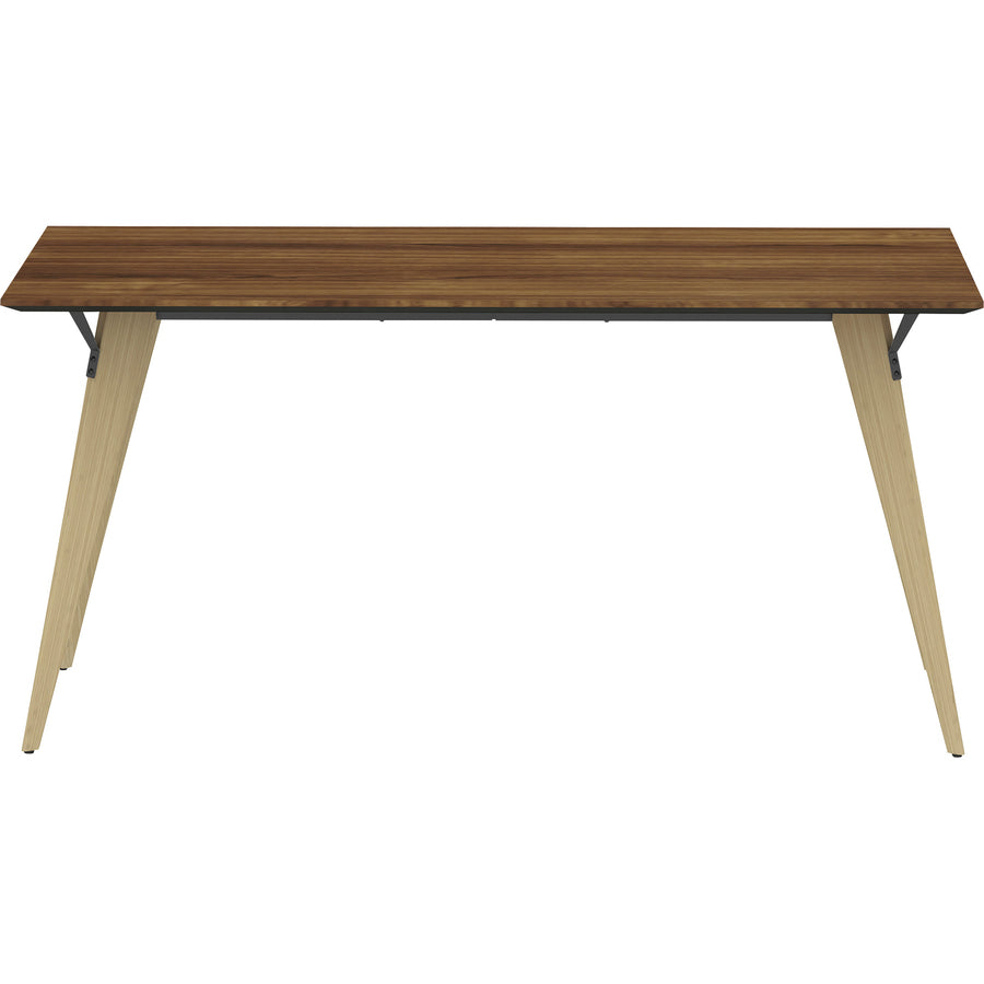 Lorell Relevance Series Natural Wood Desk Frame - Alternate-Image6