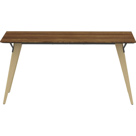Lorell Relevance Series Natural Wood Desk Frame - Alternate-Image21