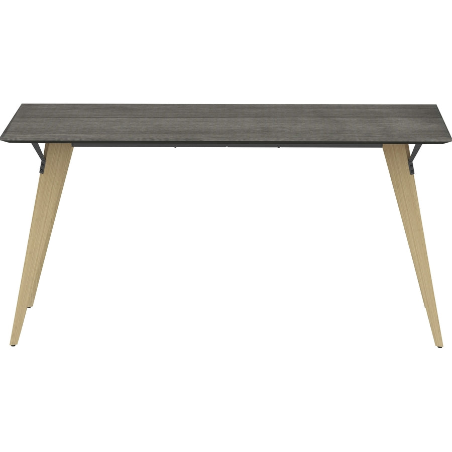 Lorell Relevance Series Natural Wood Desk Frame - Alternate-Image13