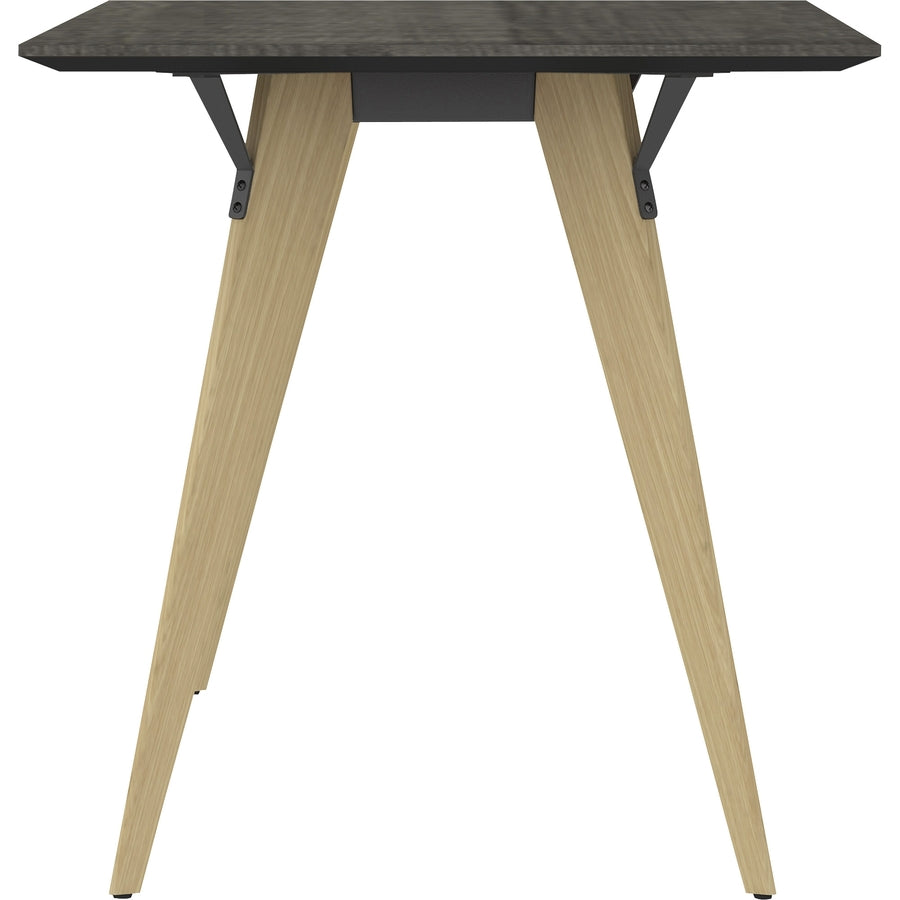 Lorell Relevance Series Natural Wood Desk Frame - Alternate-Image14