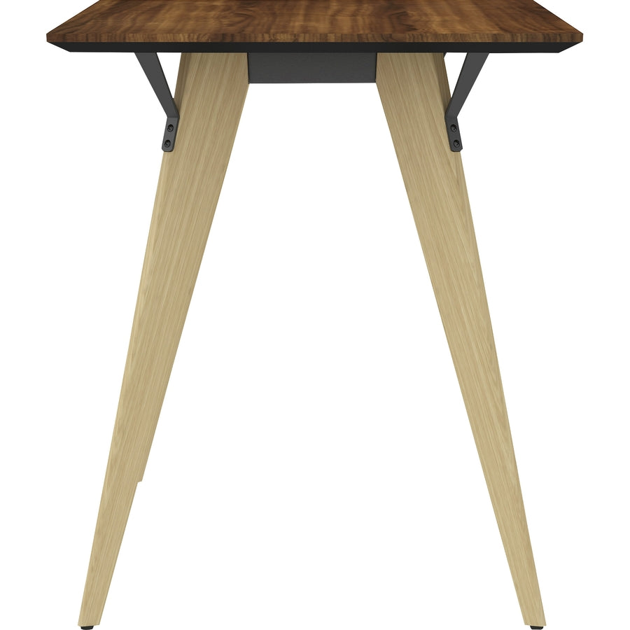 Lorell Relevance Series Natural Wood Desk Frame - Alternate-Image23