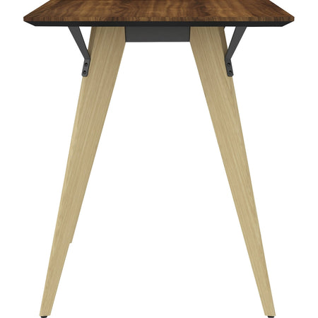 Lorell Relevance Series Natural Wood Desk Frame - Alternate-Image23