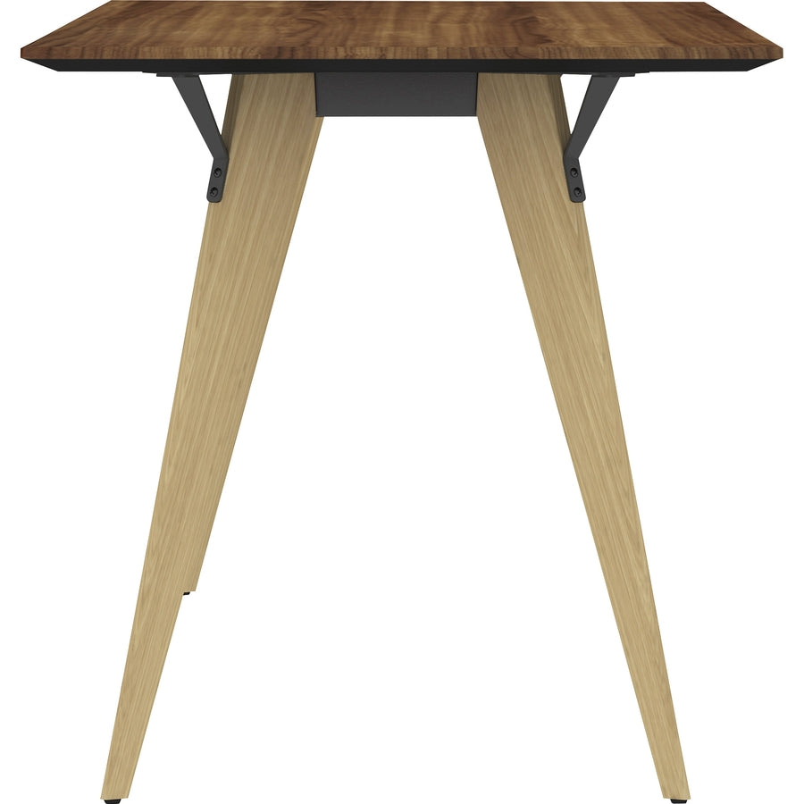 Lorell Relevance Series Natural Wood Desk Frame - Alternate-Image12