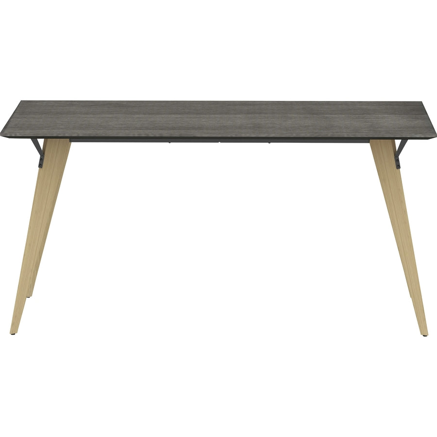Lorell Relevance Series Natural Wood Desk Frame - Alternate-Image15